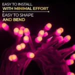 Pink Led Light for Home & Outdoor Decoration - Image 4