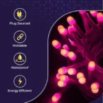 Pink Led Light for Home & Outdoor Decoration - Image 3