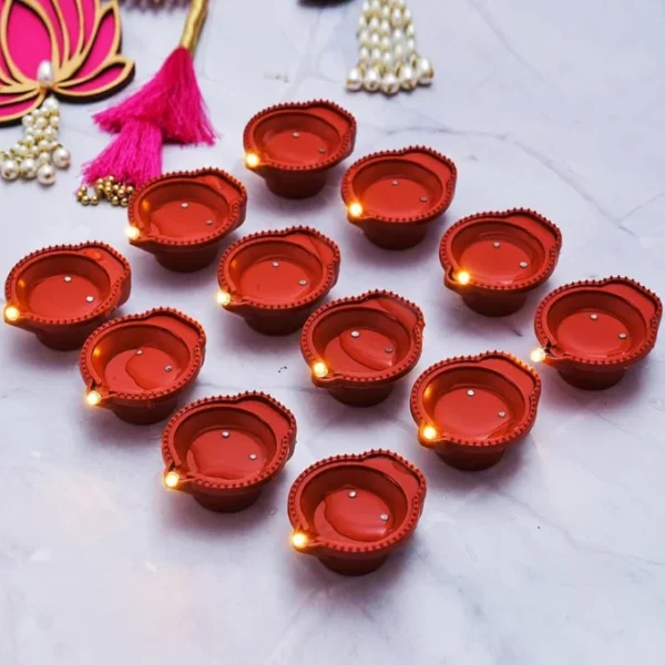 Water Sensor LED Light Diyas for Home Decoration - CozyyKart