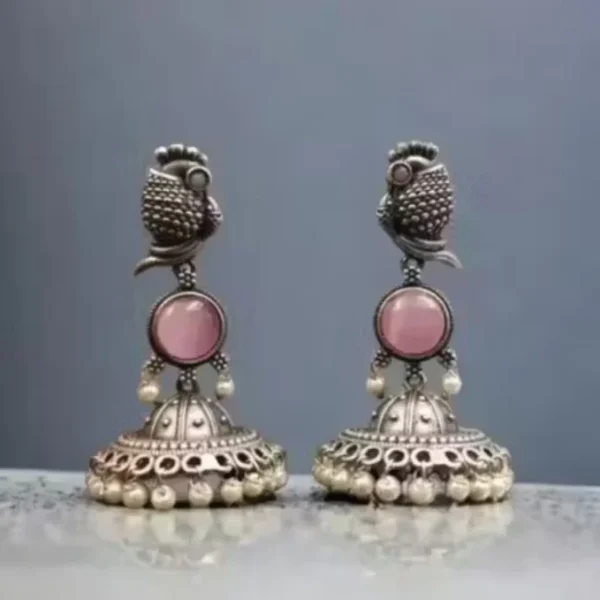 Oxidised Silver Earrings | Gifts for Women & Girls By CozyyKart