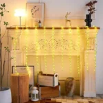 Enchanting Artificial Leaf Vine Curtain Lights 5/3 ft - Image 2