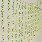 Enchanting Artificial Leaf Vine Curtain Lights 5/3 ft - Image 3