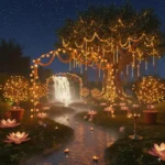 Traditional Diya String Lights (20 LEDs, Warm White) - Image 3