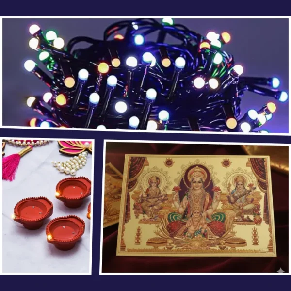 Vibrant Multi-Colour Festive Decor Combo