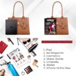 Fostelo Women's Ocean Side Satchel Tote Handbag for Women | Ladies Purse | Stylish Shoulder Bag | Gift For Women - Image 4