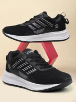 Clymb Black Men's Sports Running Shoes