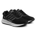 Clymb Black Men's Sports Running Shoes - Image 4