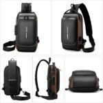 Crossbody Sling Bag For Men & Women, Casual Chest Backpack Shoulder Messenger Bags - Image 5